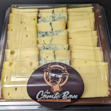 Plateau de fromages à raclette pour 4, 6 ou 8 personnes - Au Comté Bon